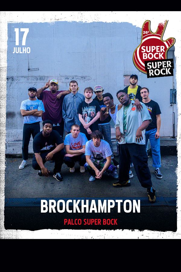 Brockhampton no Super Bock Super Rock