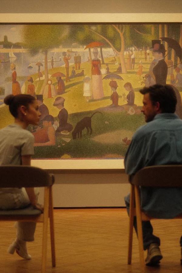 Ariana Grande e Jonathan Bailey em “Sunday in the Park with George”?