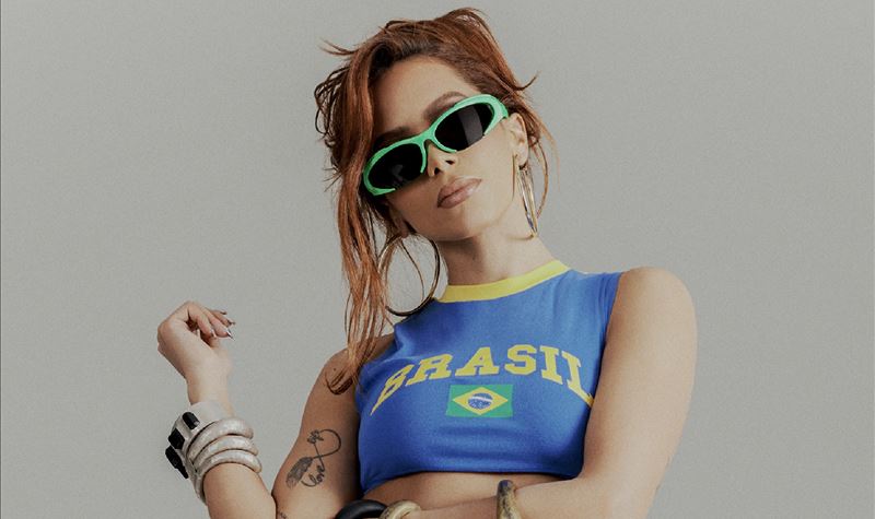 Anitta é a artista brasileira mais ouvida no Spotify