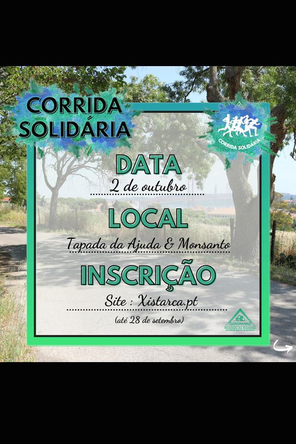 Corre por uma boa causa!
