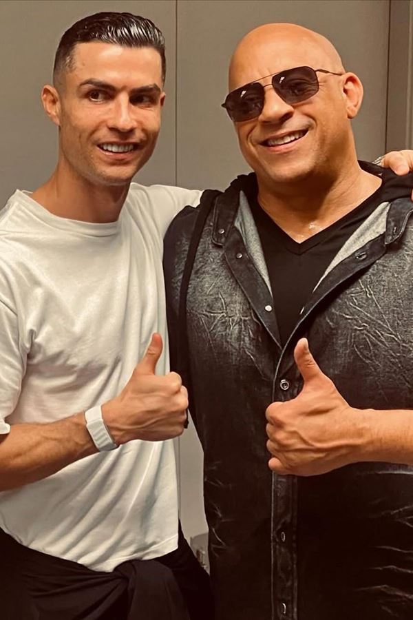 Cristiano Ronaldo e Vin Diesel deixam fãs ao rubro!