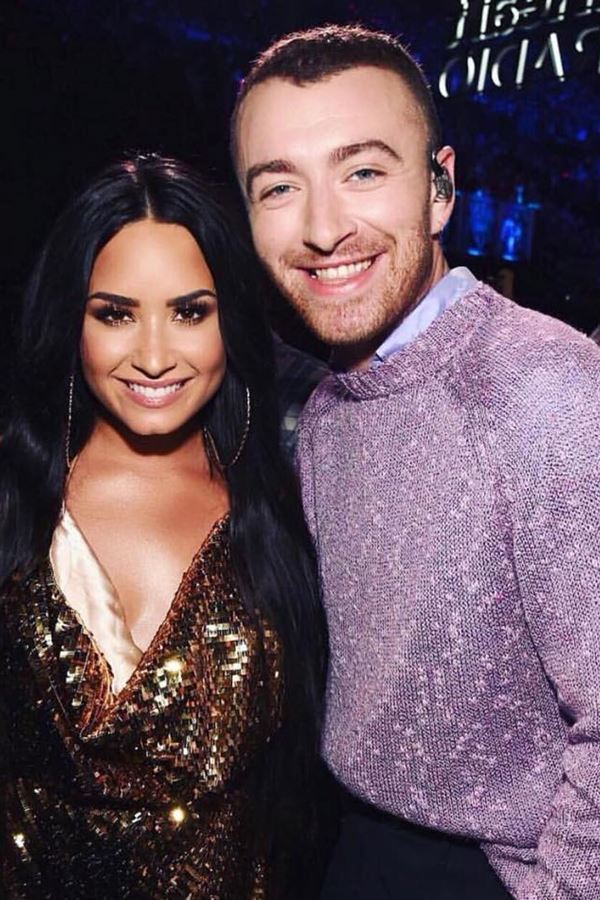 Sam Smith e Demi Lovato (finalmente) juntos