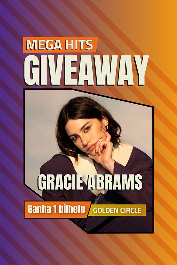 MEGA GIVEAWAY: GRACIE ABRAMS NA MEO ARENA!