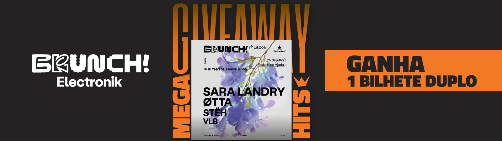 GIVEAWAY BRUNCH ELECTRONIK LISBOA