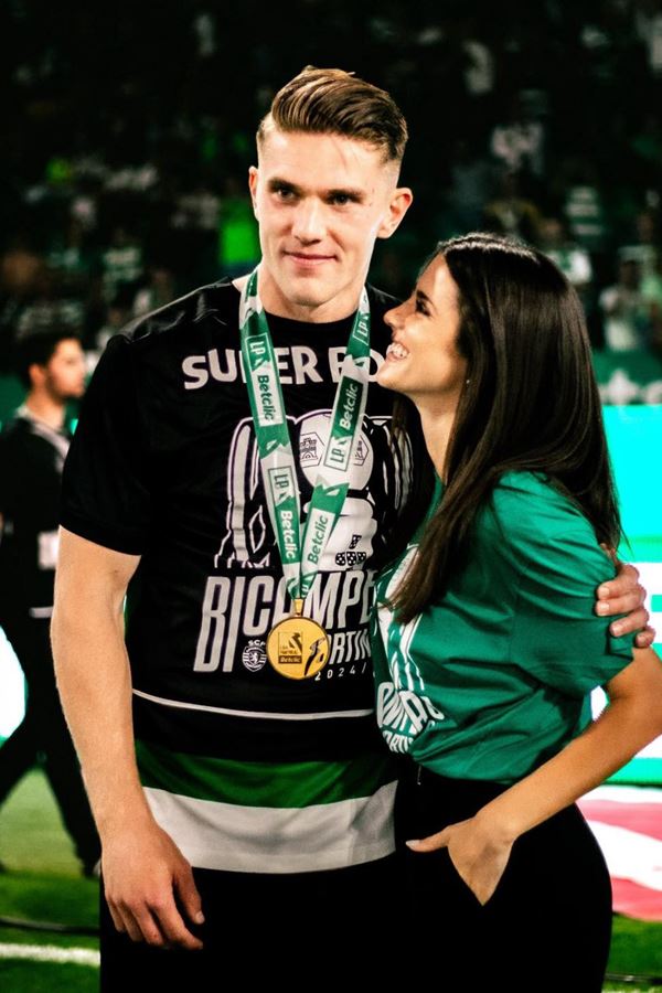 Inês Aguiar assiste a jogo de Gyökeres em Londres