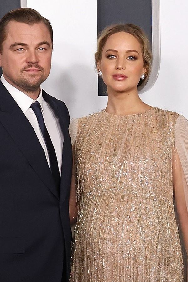 Jennifer Lawrence e Leonardo DiCaprio em “Don’t Look Up”: “foi um inferno”