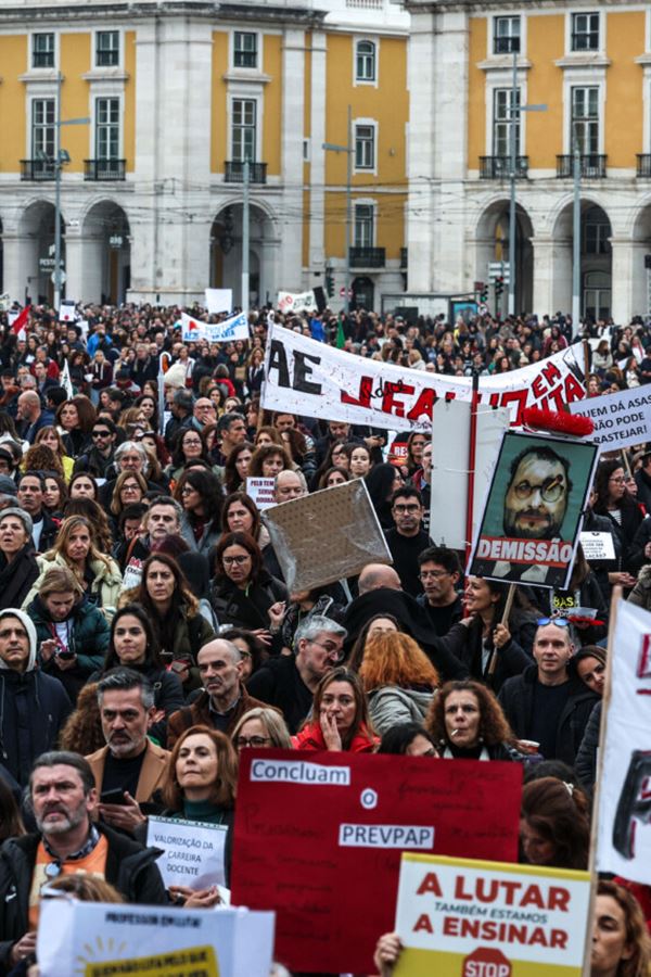 Manifestação de professores em Lisboa