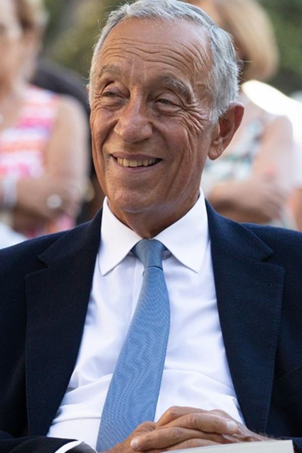 Marcelo Rebelo de Sousa no concerto de Ed Sheeran