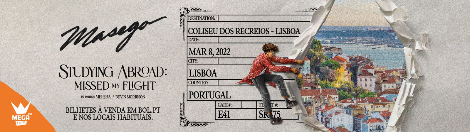 Em Portugal com a MEGA HITS!