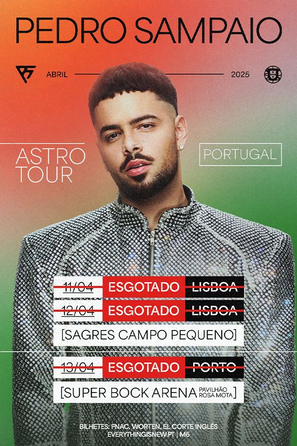 PEDRO SAMPAIO em Portugal. CONCERTOS ESGOTADOS!