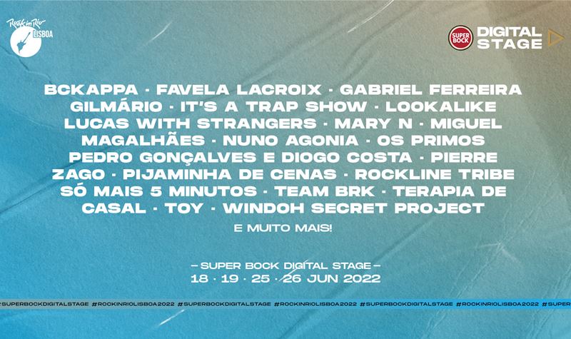 Super Bock Digital Stage (Line Up)