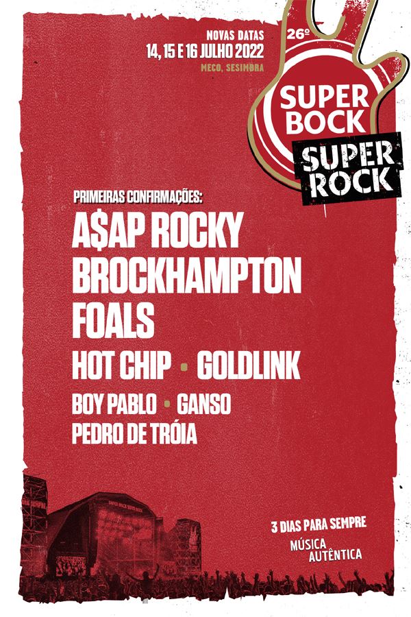 26º Super Bock Super Rock: primeiras confirmações para 2022