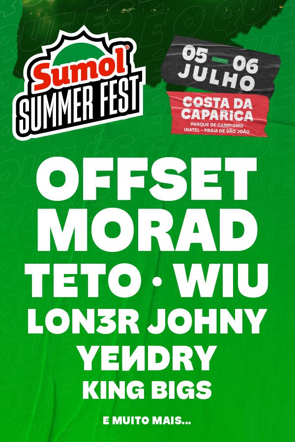 Sumol Summer Fest: YENDRY e King Bigs confirmados