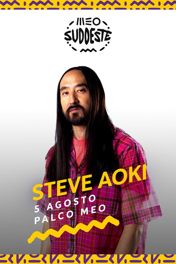 Steve Aoki a caminho da Zambujeira do Mar!