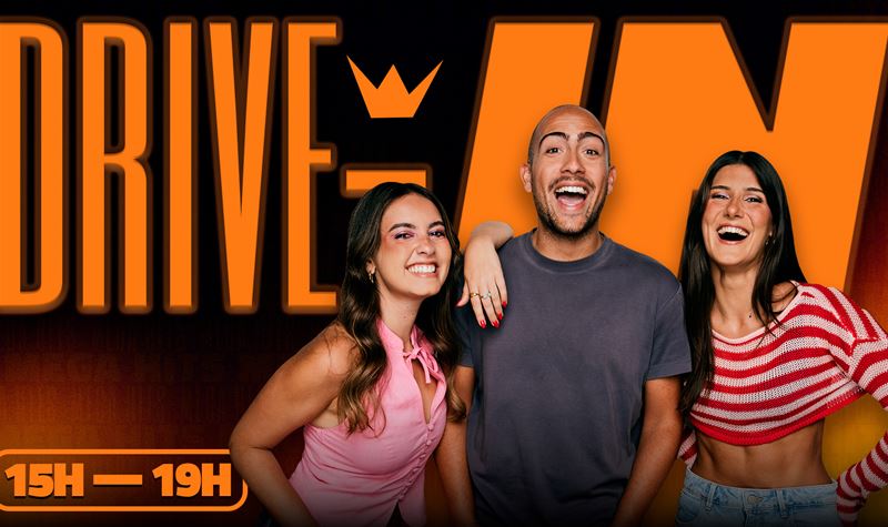 O DRIVE IN É O TEU REGRESSO A CASA COM PILAR, MATEUS E MARGARIDA!