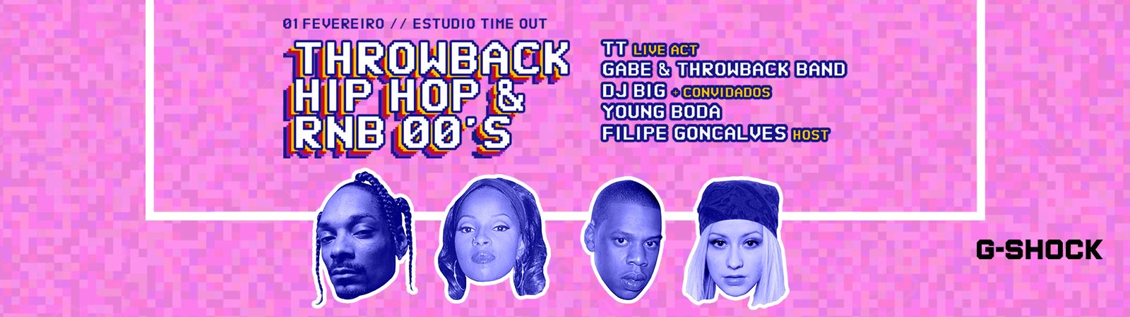 Throwback Hip-Hop e R&B 00's